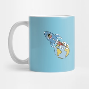 Rocket to Mars Mug